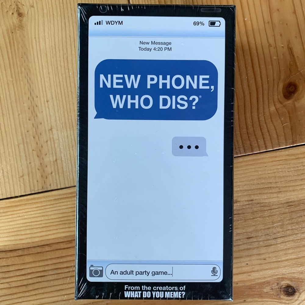 Brand New | NEW PHONE, WHO DIS? Card Game